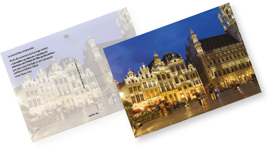 Carte postale "La Grand-Place de Bruxelles"